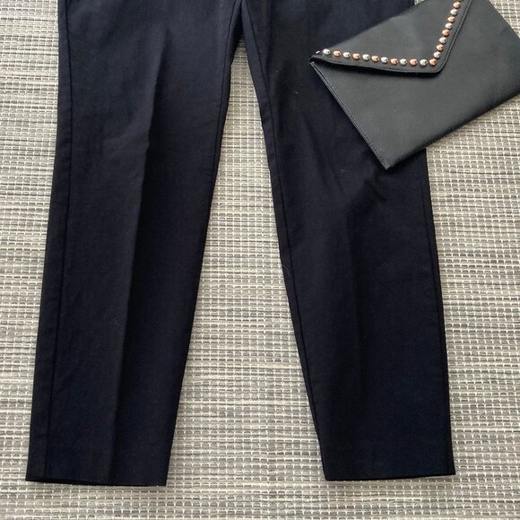 Alfani Black Pull On Tummy Control Stretch Ankle Pant 14P - Picture 6 of 9